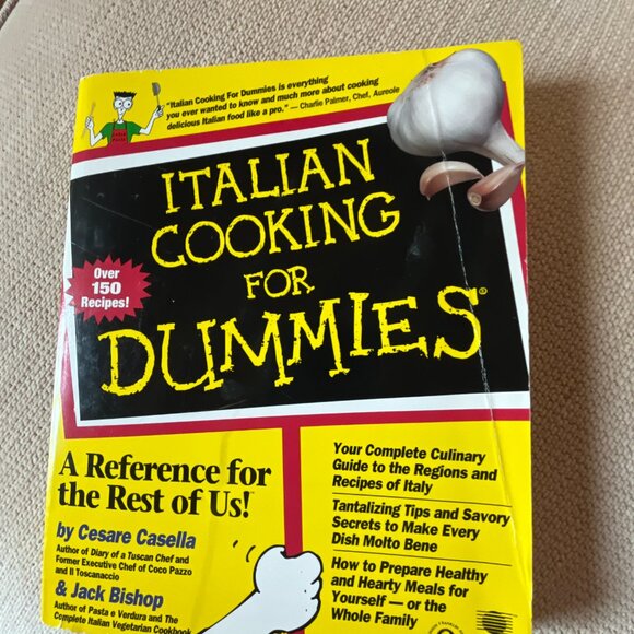 Italian Cooking For Dummies (Over 150 Recipes) (Good Condition -Bended Cover) - Picture 4 of 13